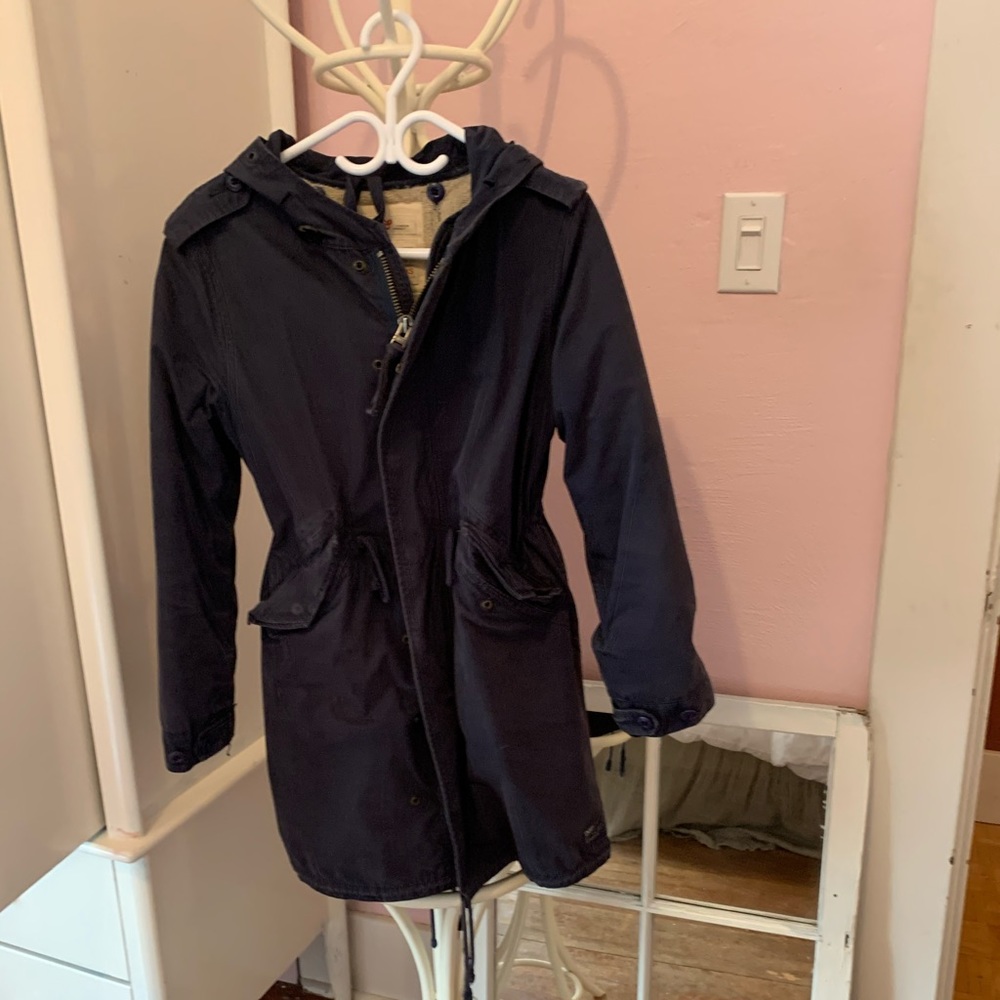 Aritzia Winter Jacket Navy XS